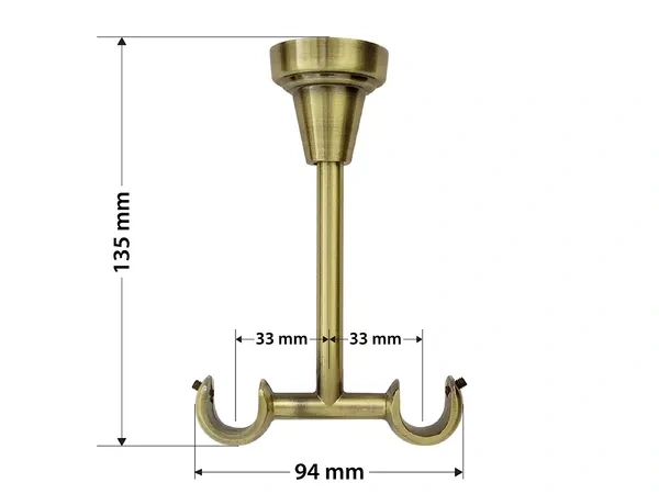 držák 19x19 stropný