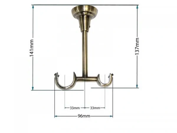 držák 25x16 stropný