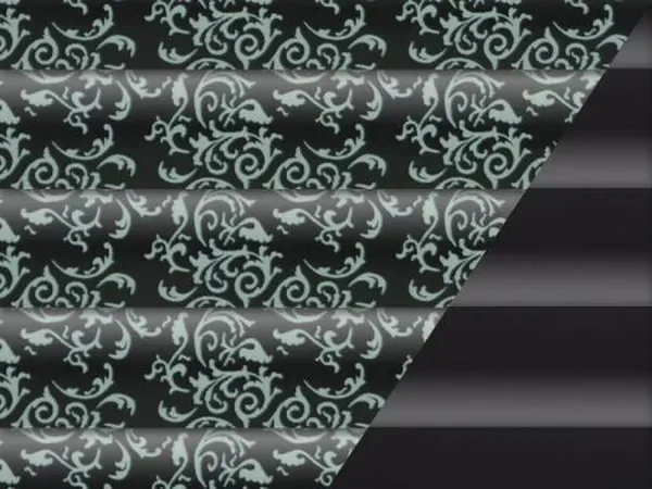 9762 - šedý dekor | černá