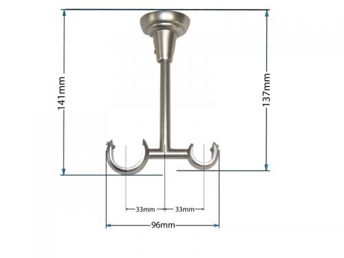 držák 25x16 stropný