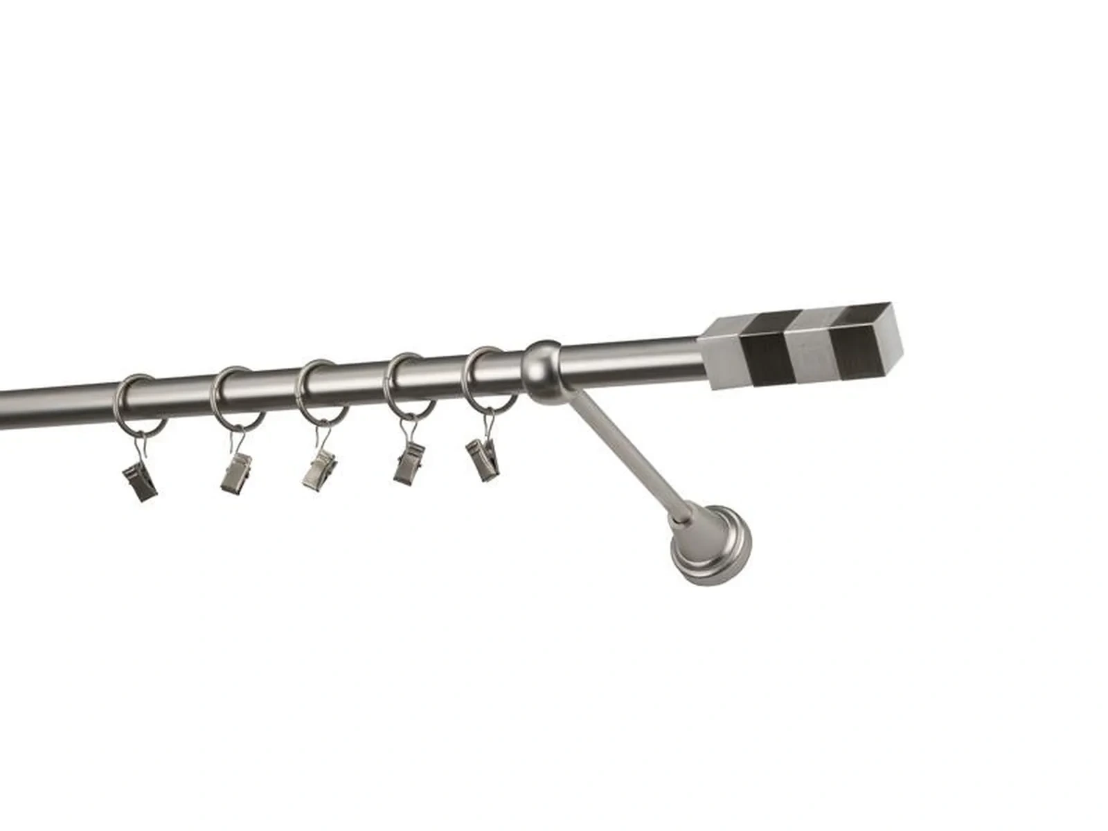 Garniže 19mm - jednoradové - QUADRO - satin