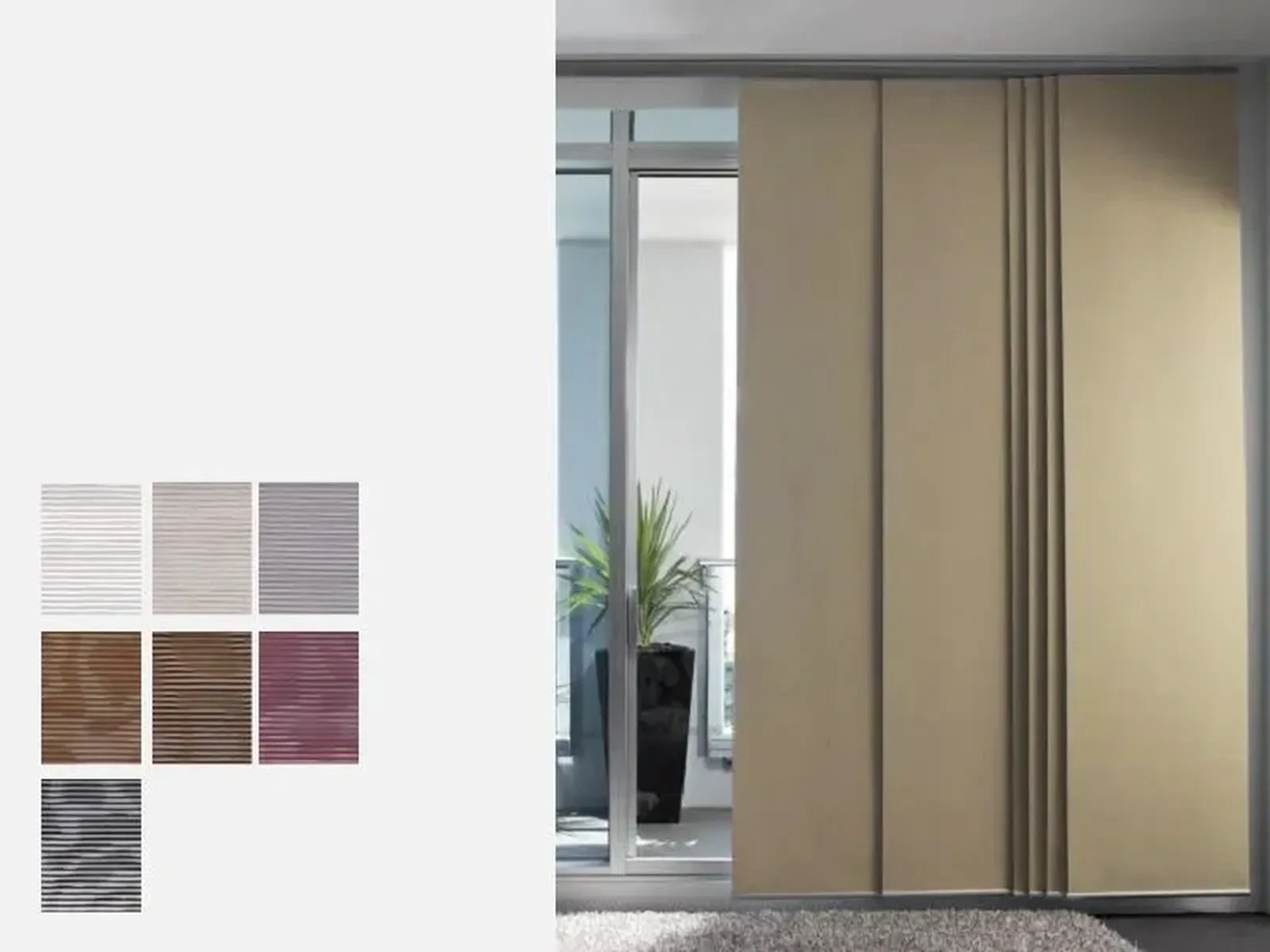 Japonské stěny - látka BORNEO