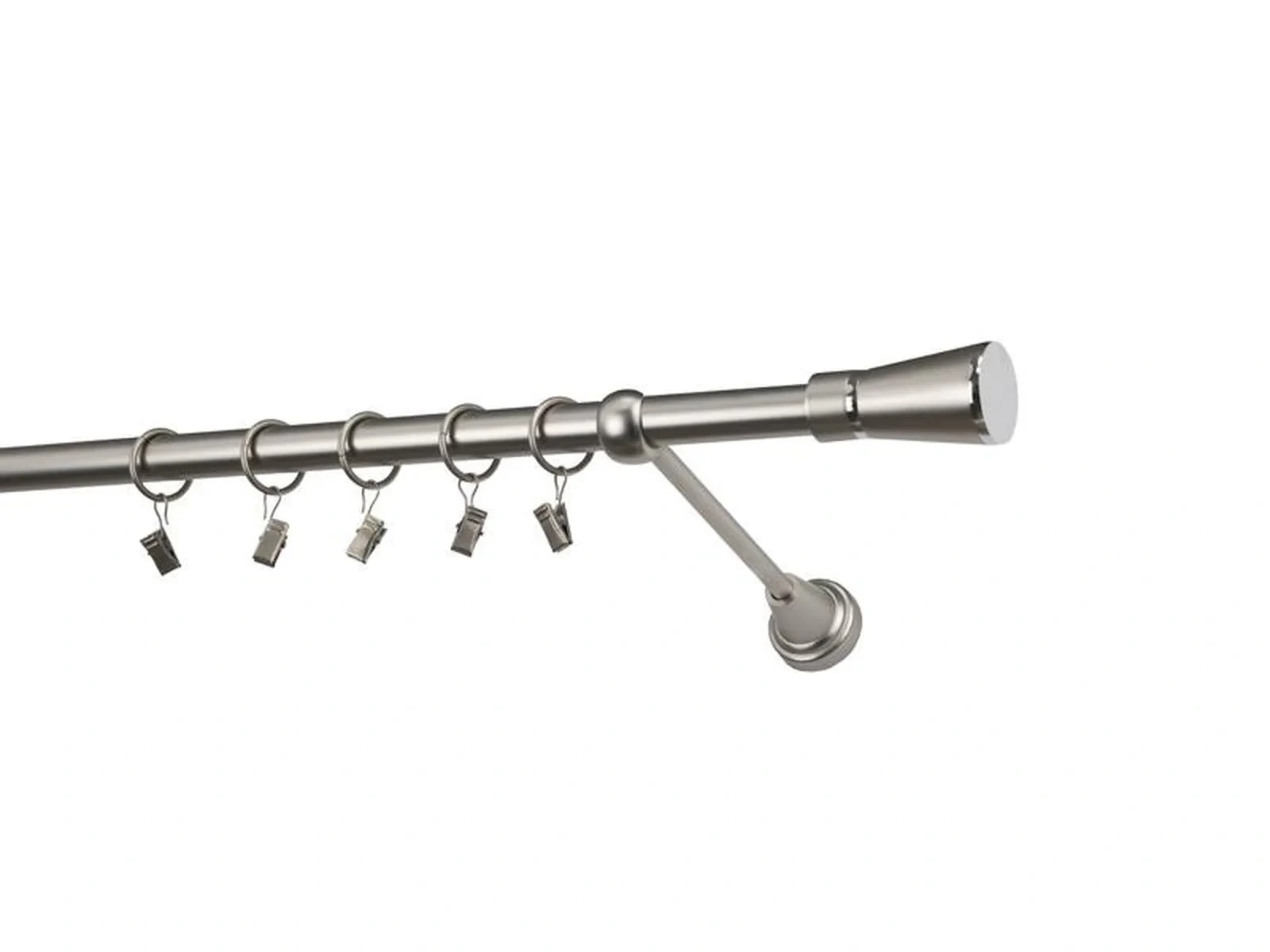 Garniže 19mm - jednoradové - RIMINY - satin