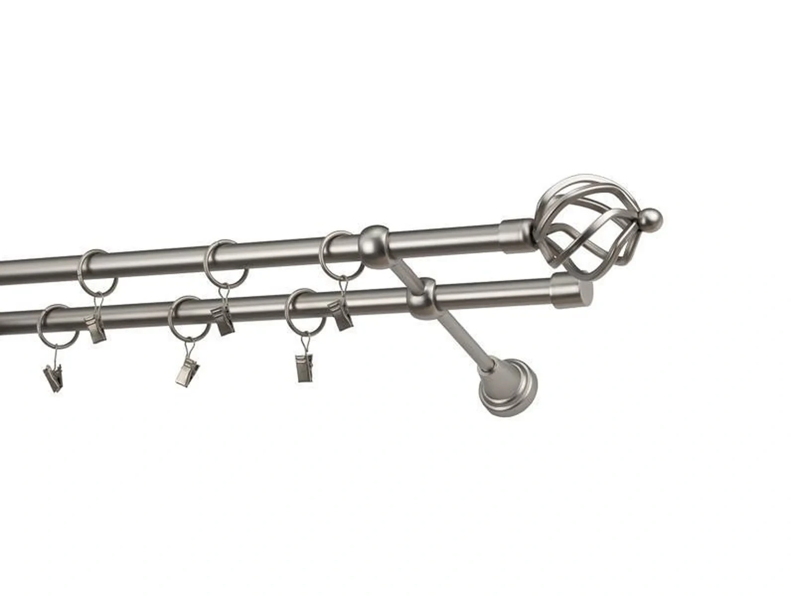 Garniže 16x16mm - dvojradové - SPIRAL - satin