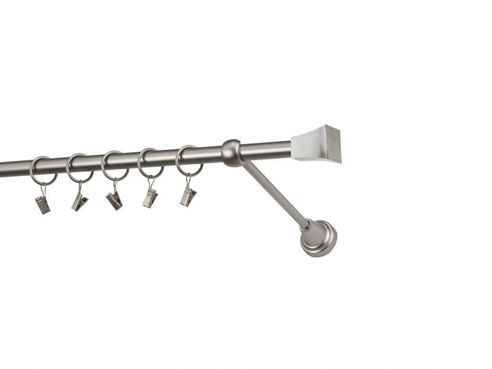 Garniže 16mm - jednoradové - PLUTON - satin