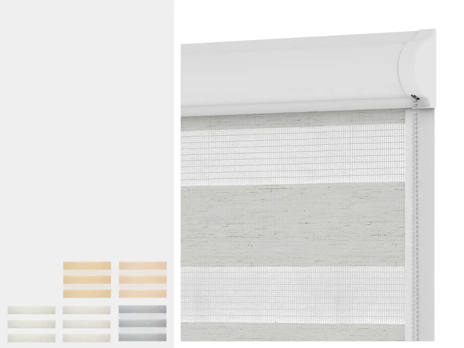 Rolety SWING - den a noc - látka BALI