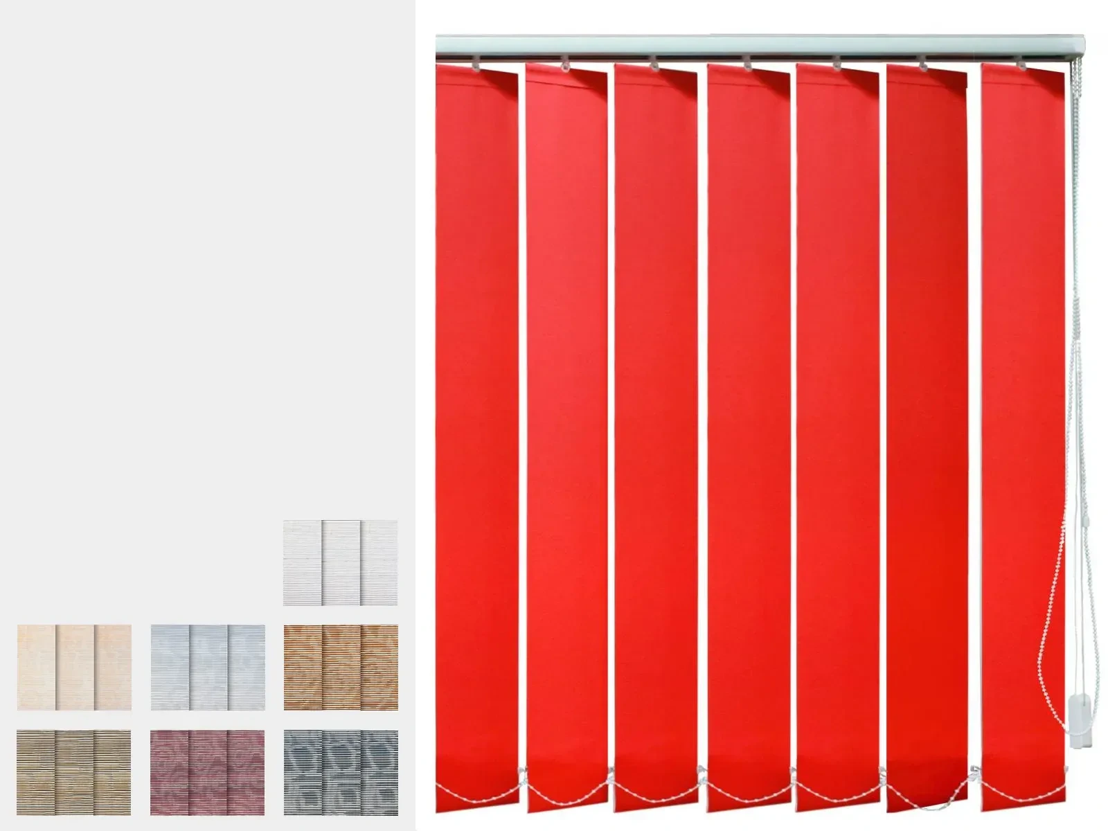 Vertikální žaluzie - látka BORNEO