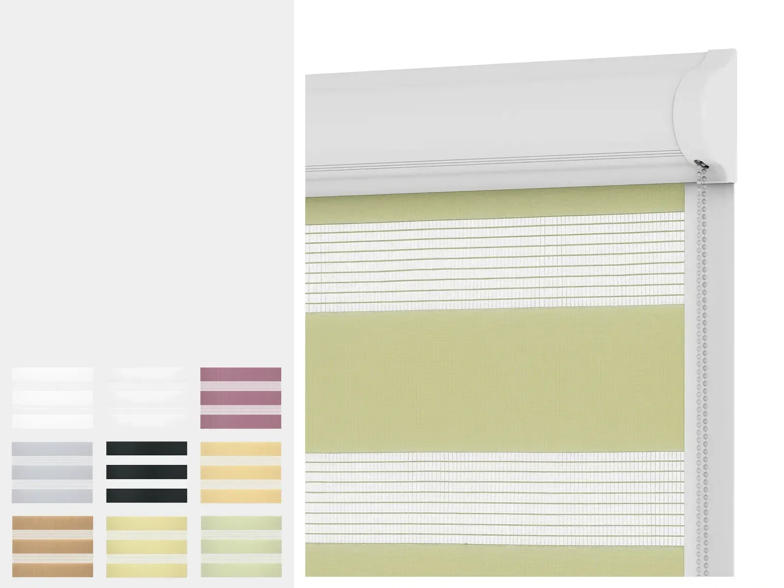 Roleta SWING LITE - den a noc - látka STANDARD