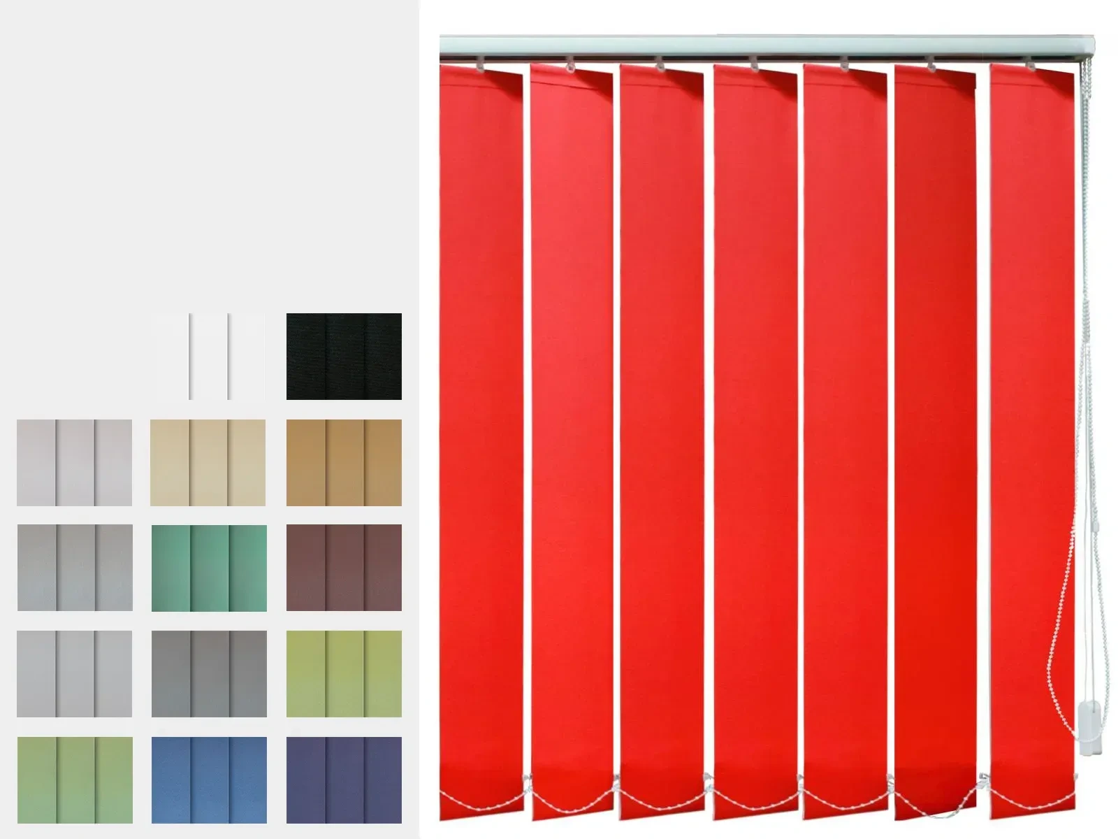 Vertikální žaluzie - látka CZAD