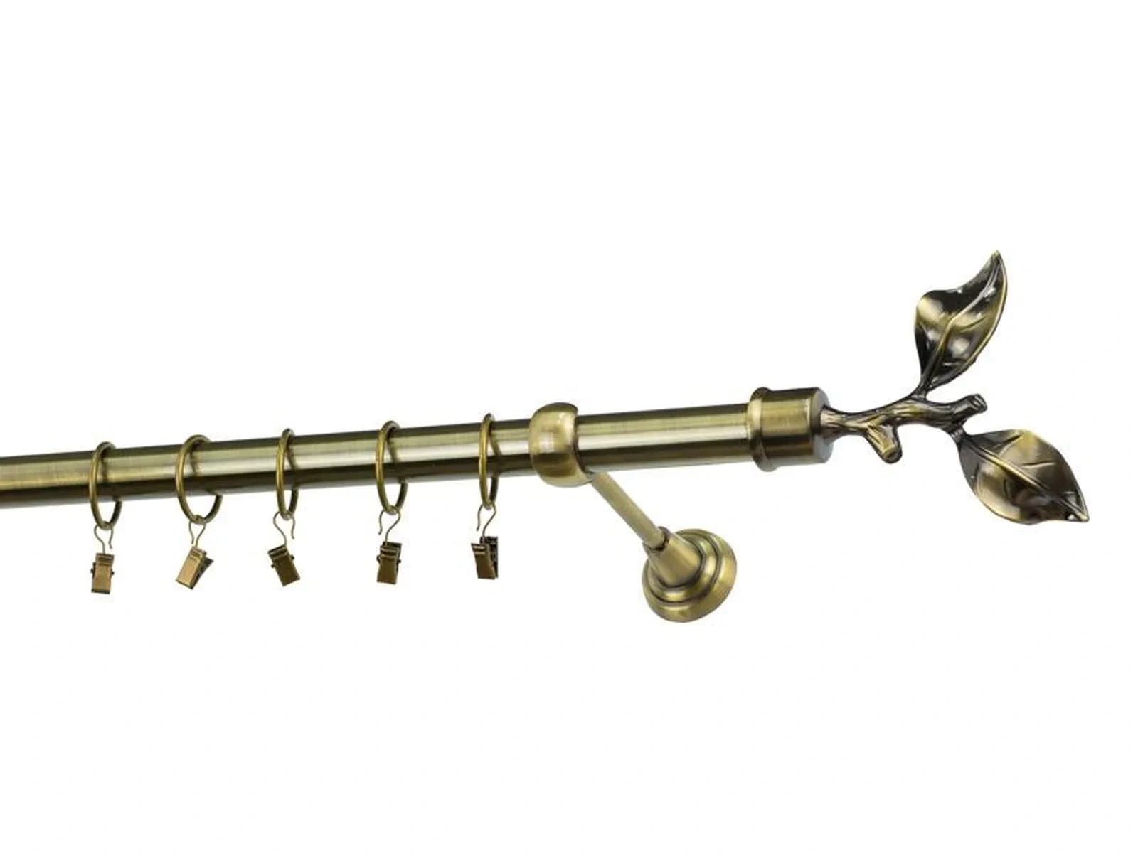 Garnýže 25mm - jednořadá - LIST ROSE - antik