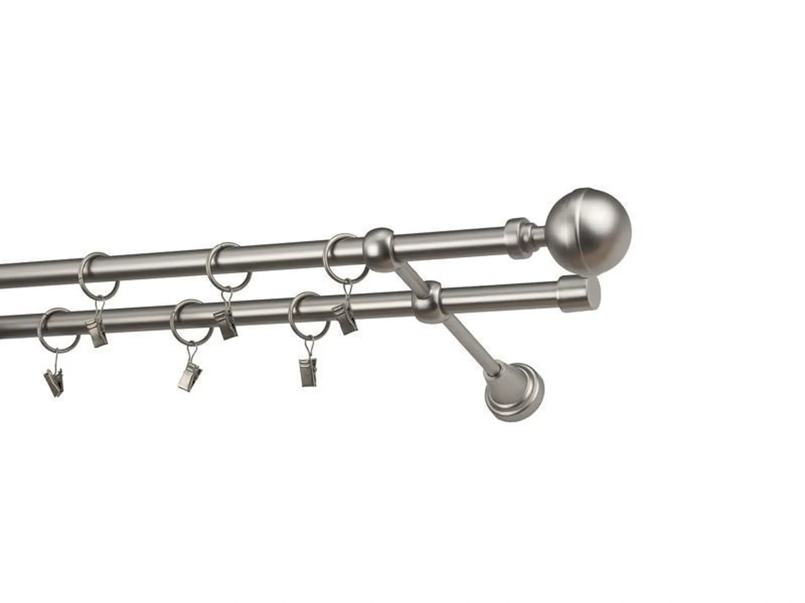 Garniže 16x16mm - dvojradové - KALISTO - satin