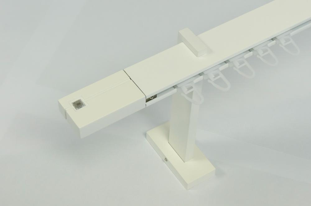 Garnýže SQUARE LINE bílá jednořadá - KRYSTAL bílá