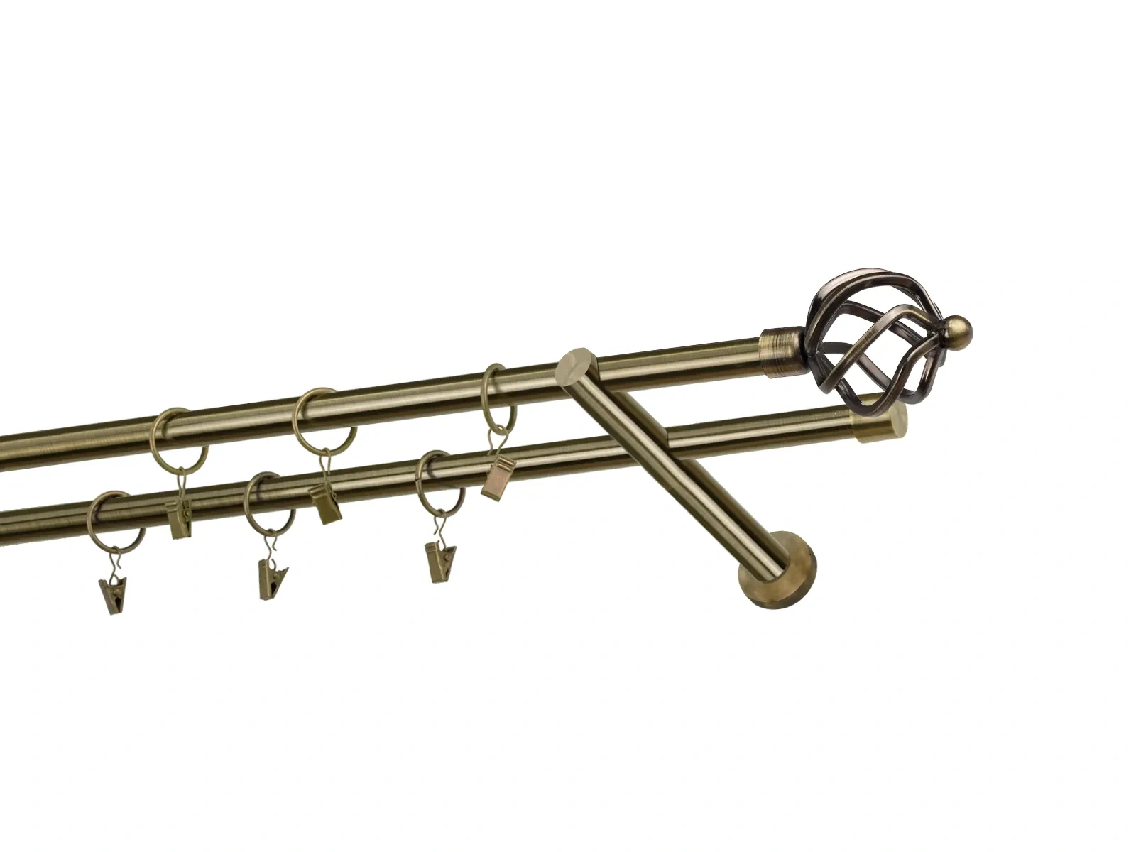 Garnýže 16x16mm - dvouřadá - SPIRAL - antik