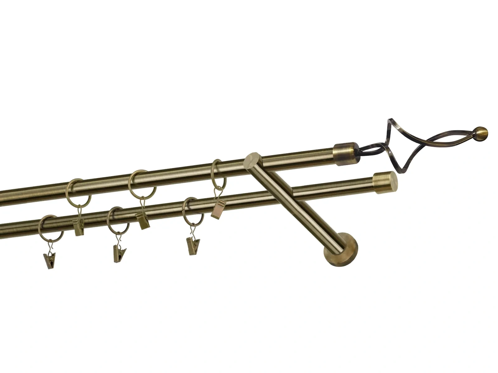 Garnýže 16x16mm - dvouřadá - FALIST - antik