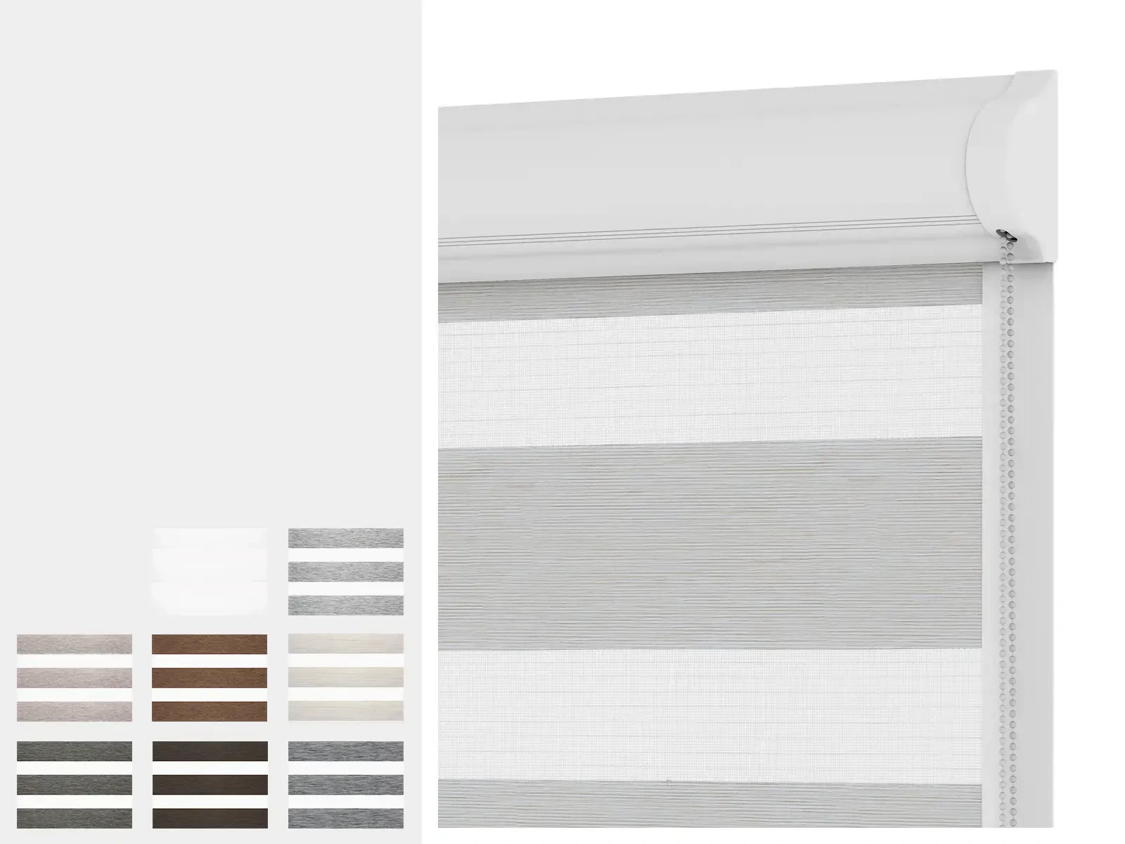 Roleta SWING LITE - den a noc - látka MALORKA