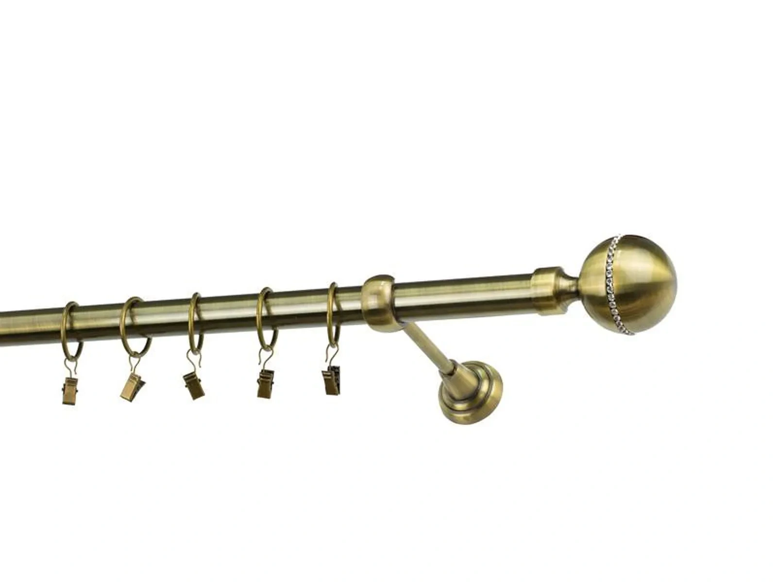 Garnýže 25mm - jednořadá - KALISTO CRYSTAL - antik