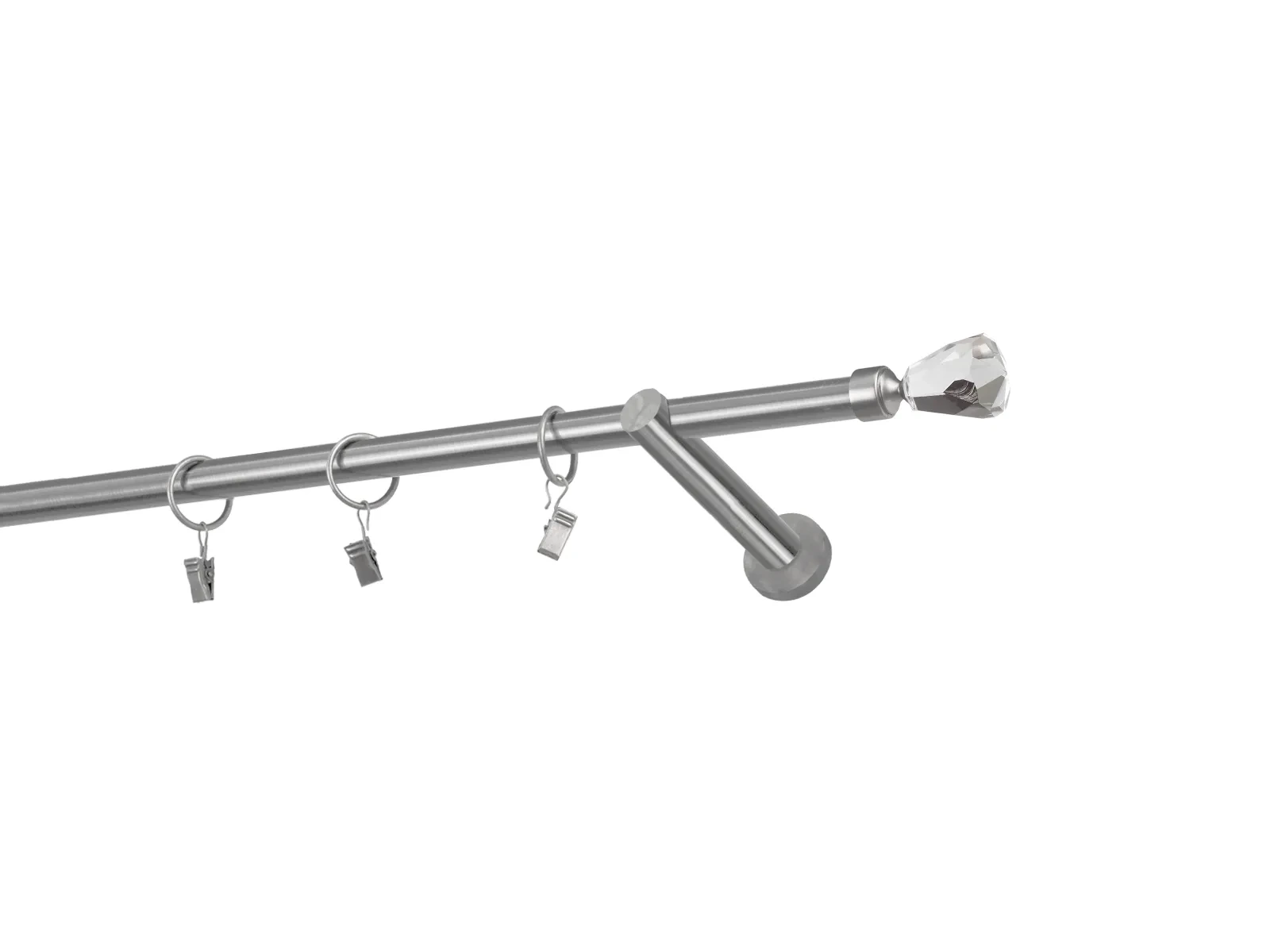 Garnýže 16mm - jednořadá - CRYSTAL CONE - satin