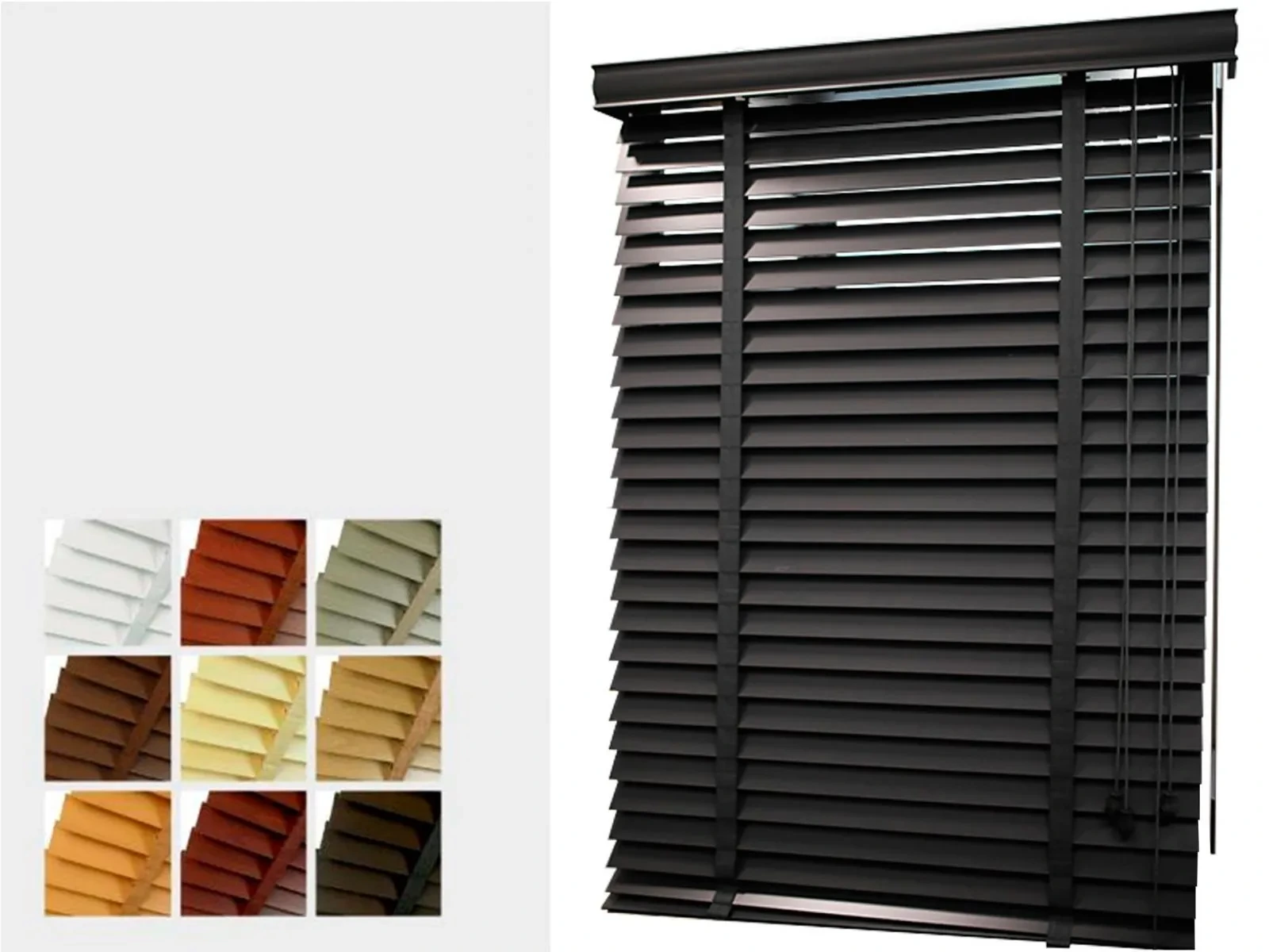 Dřevěné žaluzie 50mm