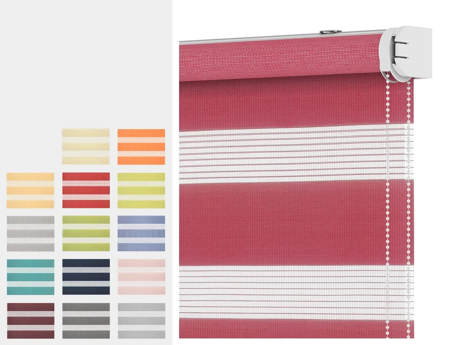 Rolety SOLID M - den a noc - látka BAHAMA