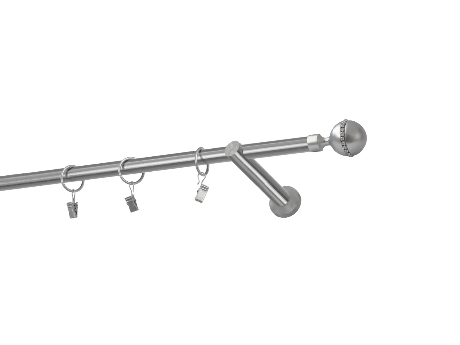 Garnýže 16mm - jednořadá - KALISTO CRYSTAL - satin