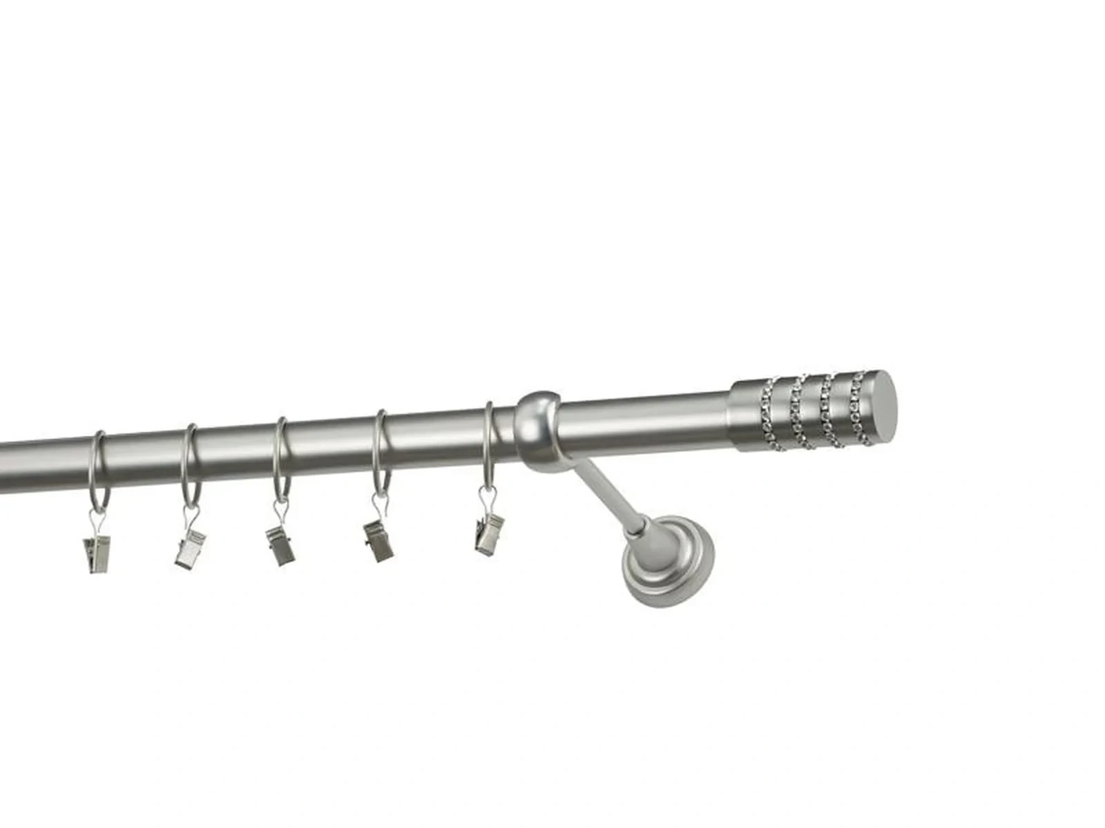 Garnýže 25mm - jednořadá - CYLINDR CRYSTAL - satin