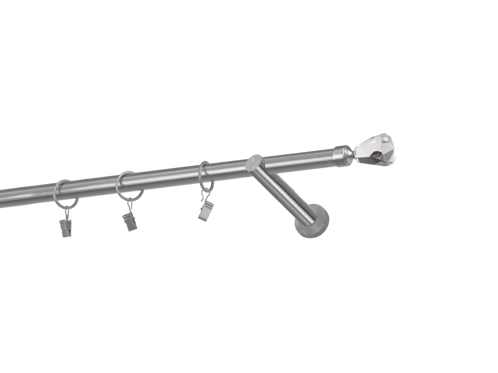 Garnýže 19mm - jednořadá - CRYSTAL CONE - satin