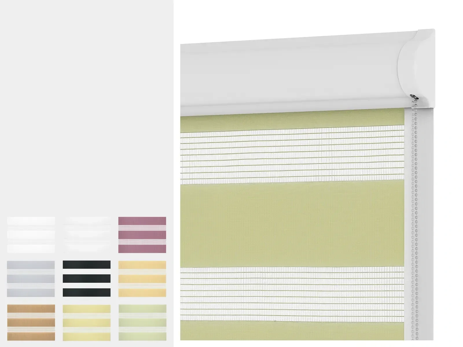 Rolety SWING - den a noc - látka STANDARD