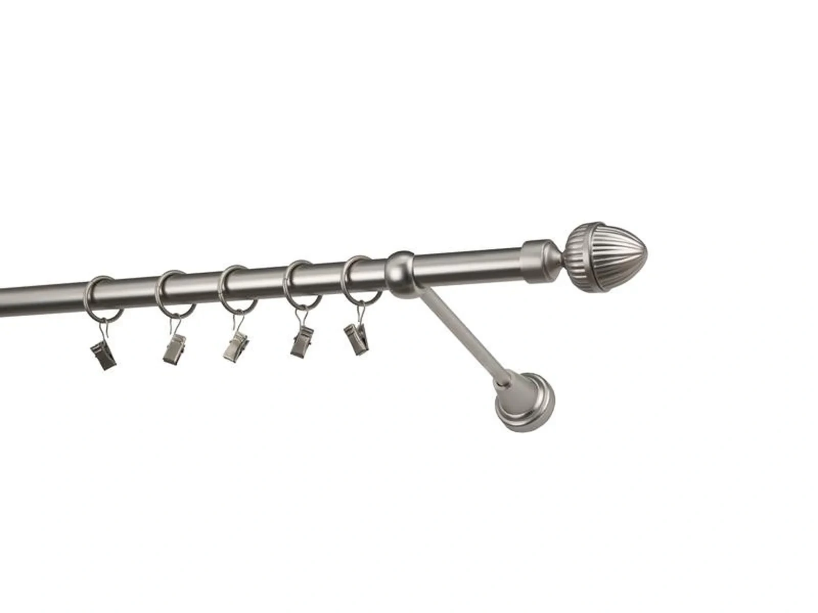 Garniže 19mm - jednoradové - ODEON - satin