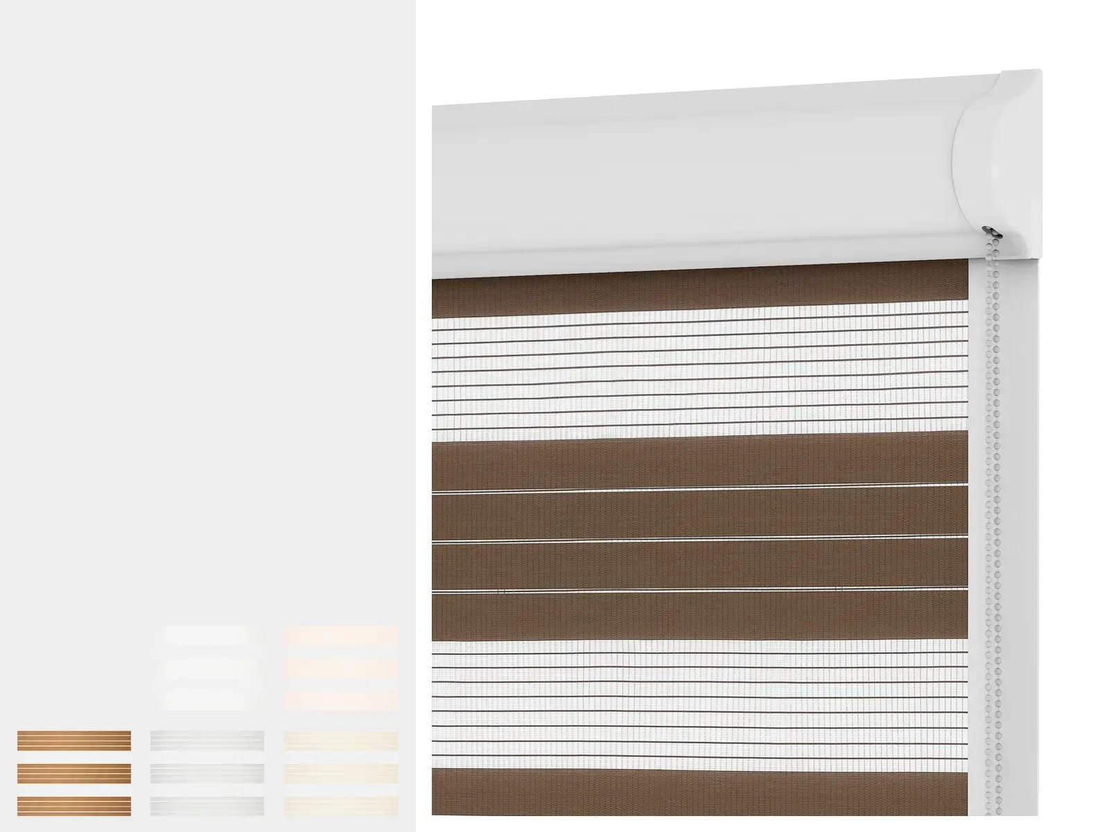 Rolety SWING - den a noc - látka KRÉTA