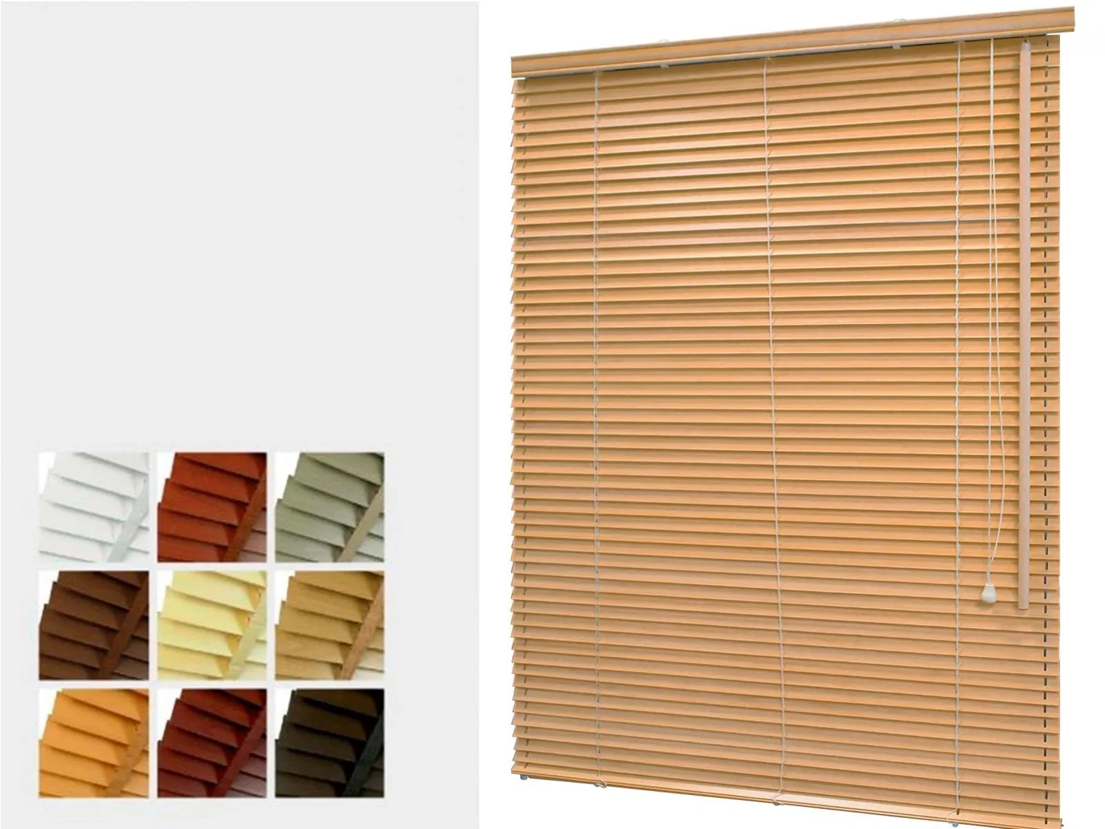 Dřevěné žaluzie 25mm