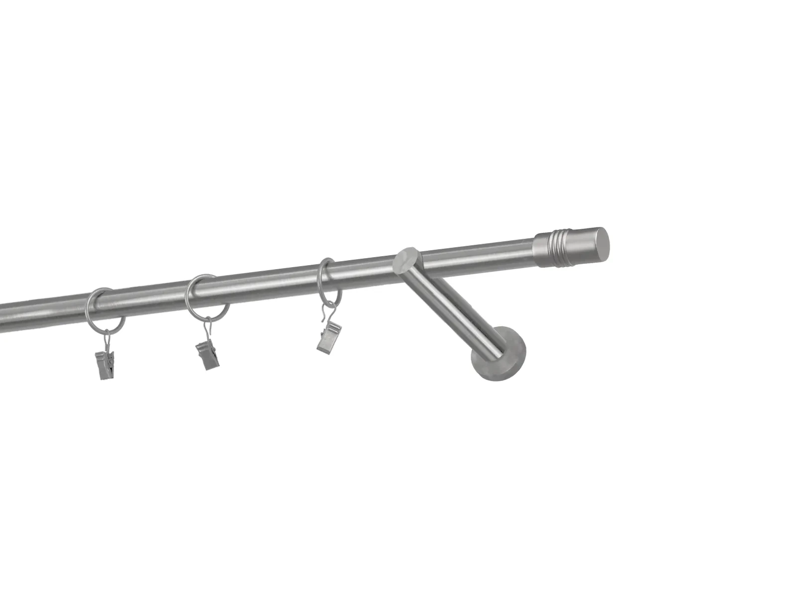 Garnýže 19mm - jednořadá - CYLINDR - satin