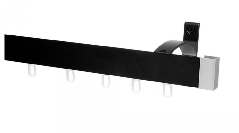 Garnýže MODERN jednořadá - na stěnu - odstín ČERNÁ