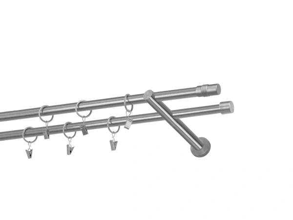 Garnýže 16x16mm - dvouřadá - CYLINDR - satin