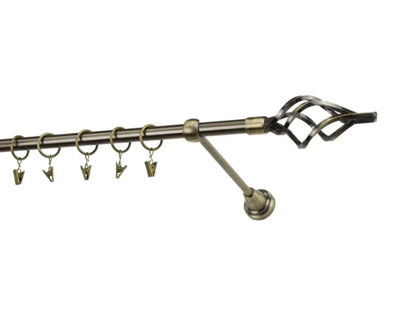 Garniže 16mm - jednoradové - GUĽA AZUR - antik