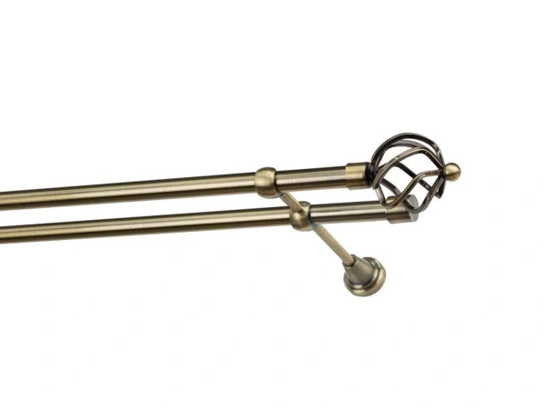 Garnýže 19x19mm - dvouřadá - SPIRAL - antik 2