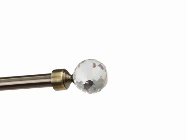 Garnýže 19x19mm - dvouřadá - KOULE CRYSTAL - antik 10