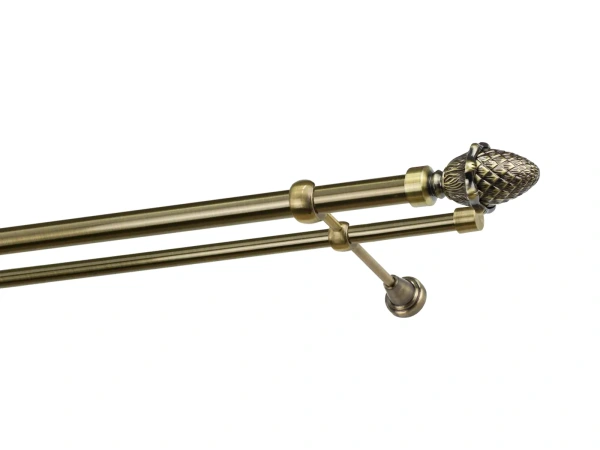 Garnýže 25x16mm - dvouřadá - ŽALUD - antik 1