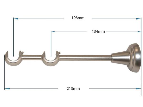 Garnýže 19x19mm - dvouřadá - BELUNO - satin 2