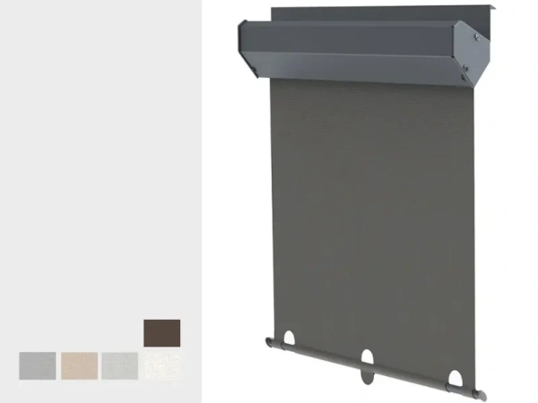 Venkovní screenová roleta pro střešní okná - SCREEN SKY - látka SOLTIS BO - zatemňující