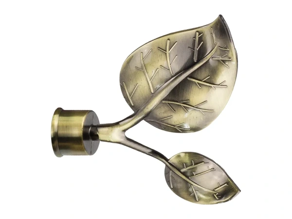 Garnýže 25x16mm - dvouřadá - LIST VELIKÝ antik 2