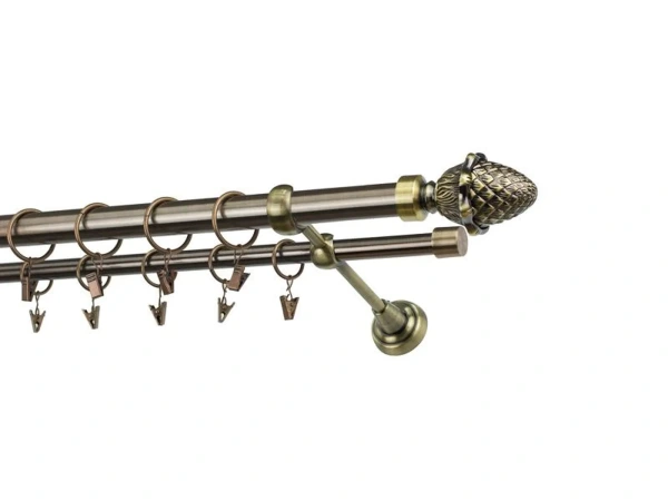 Garnýže 25x16mm - dvouřadá - ŽALUD - antik