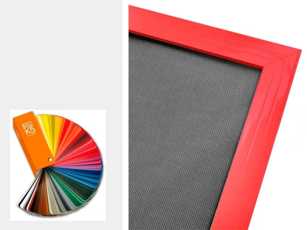 Sítě proti hmyzu na OKNO - pevné - barvy RAL