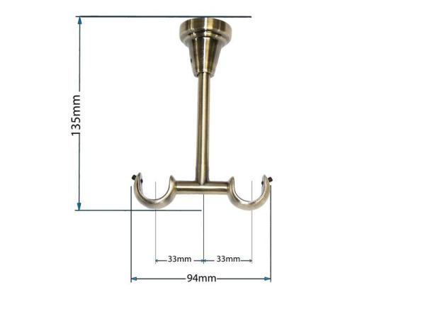 Garnýže 16x16mm - dvouřadá - RADIATOR - antik 4