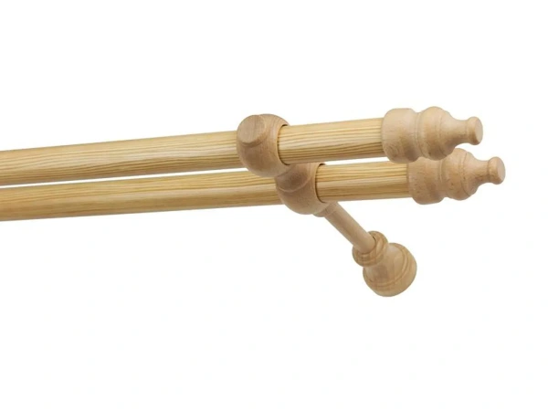 Garnýže dřevěná 28x28mm dvouřadá - BOROVICE 1