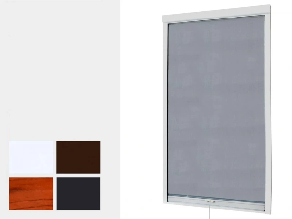 Sítě na STŘEŠNÍ OKNO -  rolování z hora - běžné barvy