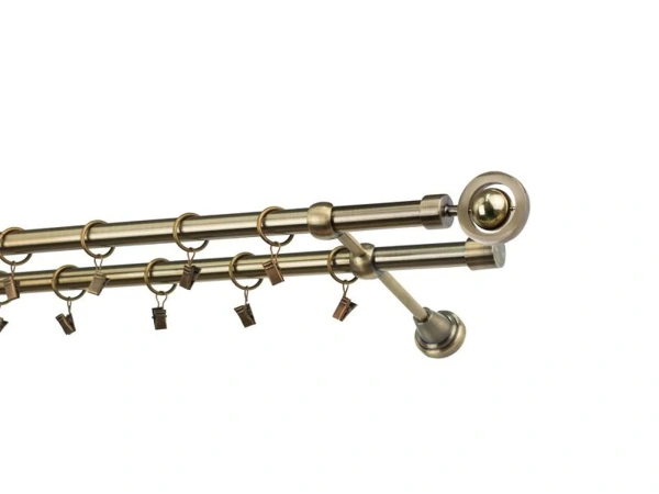 Garnýže 19x19mm - dvouřadá - JUPITER - antik