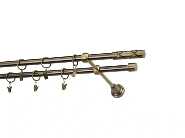 Garniže 16x16mm - dvojradové - COKOL - antik