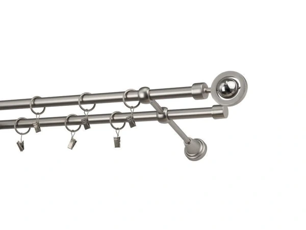 Garniže 16x16mm - dvojradové - JUPITER - satin