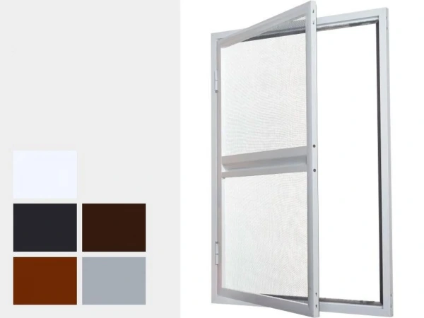 Sítě proti hmyzu na DVEŘE - pantové v rámu SMART - běžné odstíny