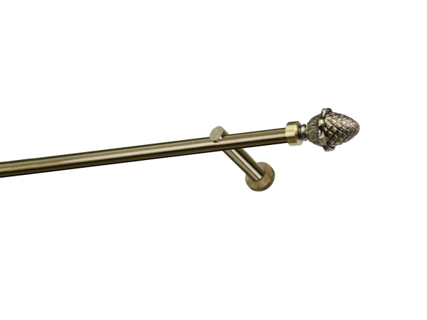 Garniža 19mm - drážková tyč - 1rad - ŽALUĎ - antik 1